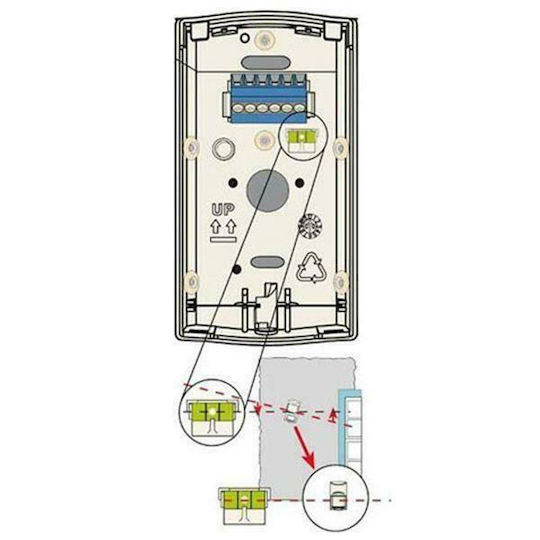 Bosch Senzor De Mișcare Cu Microunde Și Infraroșu Rază De Acțiune 12m