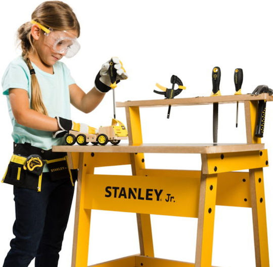 Stanley Jr Toys Παιχνίδι Κατασκευών Ξύλινo Φορτηγό με Ανατρεπόμενο Κάδο για Παιδιά 5+ Ετών