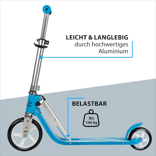 Hudora Παιδικό Πατίνι Αναδιπλούμενο Little BigWheel Δίτροχο Μπλε