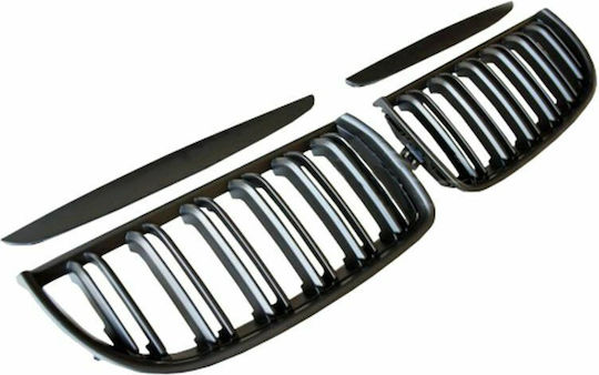 Μάσκα Κυρτή για BMW E90 2005-2008 Μαύρη Ματ Piano Design 2τμχ
