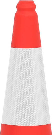 vidaXL Traffic Cone in Red Colour 38x75cm (4 Pieces)