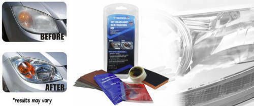 Set Cleaning and Protection of Car Headlights