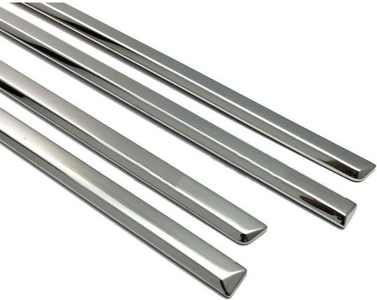 S-dizayn Protections for Car Doors Side Door Protective Trim Vw Amarok 2H 2010 Chrome 8pcs 8pcs Silver