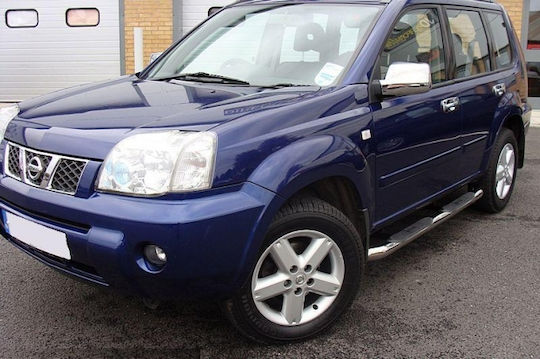 Auto Gs Φρυδάκια Φαναριών για Nissan X-Trail Διακοσμητικό Σετ Χρωμίου Nissan X-TRAIL 2002