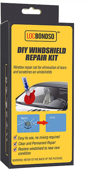 Locbondso DIY Windshield Repair Kit Επιδιόρθωσης για Τζάμια-Παρμπρίζ Αυτοκινήτου