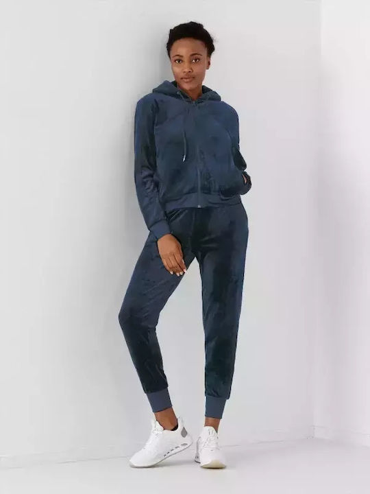 Women's Zip-Up Cardigan Blue