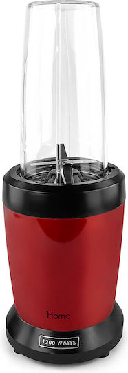 Homa Blender for Smoothies 1lt 1200W Red