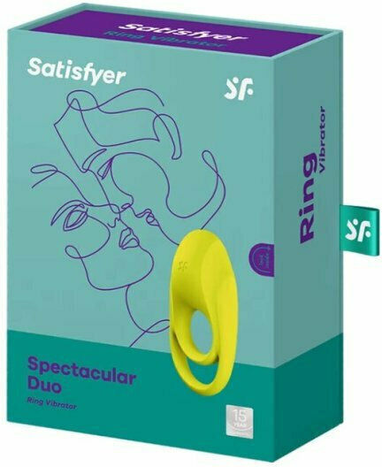 Satisfyer Spectacular Duo Cock Ring Schwanz Yellow