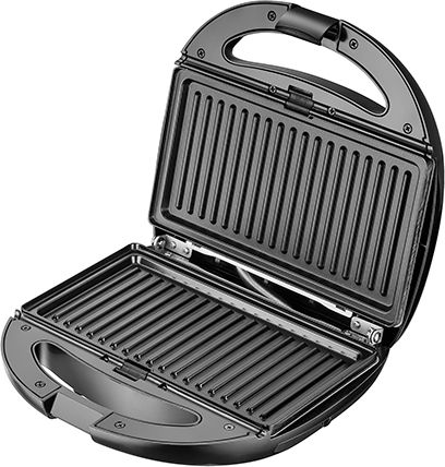 Camry CR 3042 Sandwich Maker cu Plăci Detasabile pentru for 2 Sandwiches Sandvișuri 1200W Gri