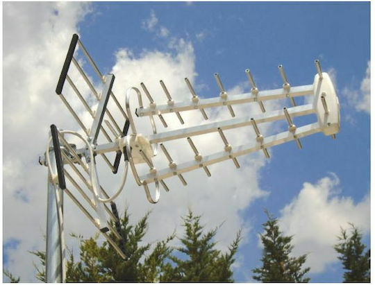 Mistral 001328 100-011-842 Outdoor TV Antenna (Does not Require Power Supply) Silver