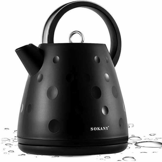 Sokany SK-1033 Електрическа Кана 1.7л 2200W Черна