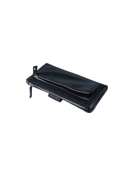 Fetiche Leather GA 3-6780 Large Leather Women's Wallet Black GN 3-6780