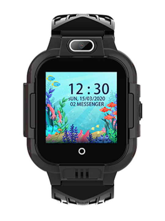 Wonlex Smartwatch Pentru Copii Cu GPS Și Cameră Negru
