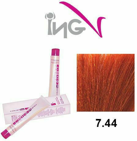 ING Colouring Cream With Fruit Acids 7.44 Ξανθό Χάλκινο Έντονο 100ml