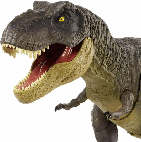 Φιγούρα Δράσης T-Rex που Περπατάει και Απελευθερώνεται Jurassic World Δεινόσαυρος με Ήχους για 4+ Ετών 54εκ.