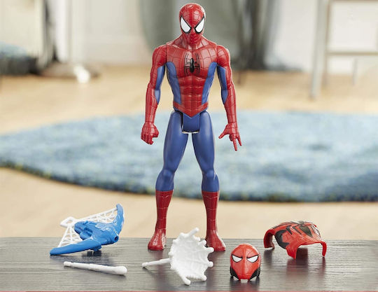 Action Figure Titan Hero Innovation Spider-Man Blast Gear Marvel Avengers Spider-Man for 4+ years old Years 30cm.