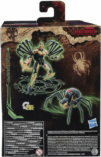 Action Figure Deluxe Class WFC-K5 Blackarachnia Transformers for 6+ years old Years 14cm.