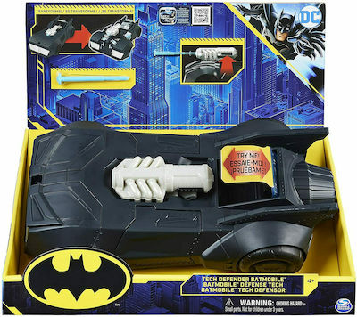 Justice League Batmobile Υψηλής Τεχνολογίας for 3+ years 10cm