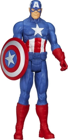 Action Figure Titan Hero Captain America Marvel Avengers Captain America for 3+ years Years 30cm.