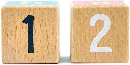 Svoora Svoora Bauklötze Buchstaben Zahlen Formen Aus Holz Für 1.5+ Jahre 24 Stück