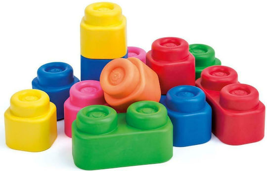 Baby Clementoni Soft Clemmy Premium Building Blocks For 6+ Months 12 Pieces