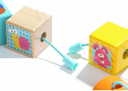 Top Bright Blocuri Animal Din Lemn pentru 1,5-6 ani Ani 38buc