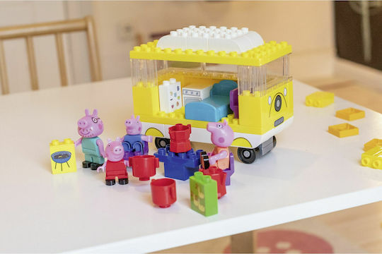 Big Τουβλάκια Playbig Bloxx Peppa Pig Camper για 1.5-5 Ετών 54τμχ