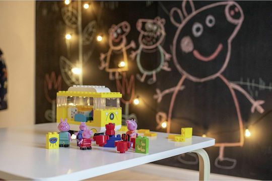 Big Τουβλάκια Playbig Bloxx Peppa Pig Camper για 1.5-5 Ετών 54τμχ