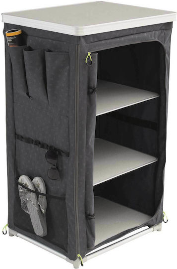Outwell Milos Garderobe Aluminium Klappbar für Camping 61x50x104cm Gray
