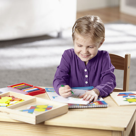 Melissa & Doug Τουβλάκια Σετ Το πρώτο μου Τάγκραμ για 3+ Ετών 120τμχ