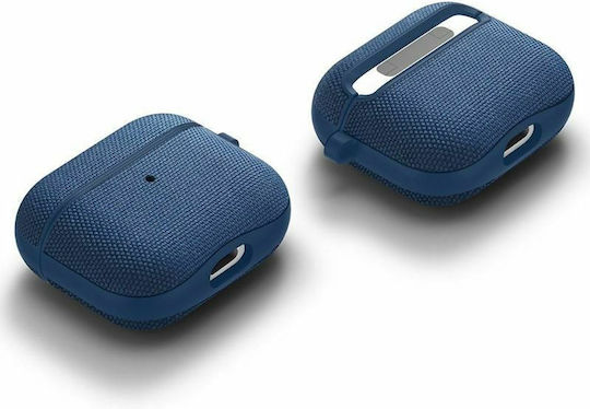 Spigen Urban Fit Silicone Case with Keychain Navy Blue for Apple AirPods 3