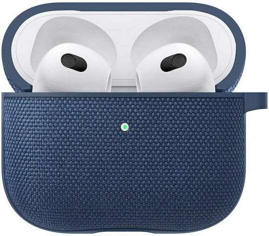 Spigen Urban Fit Silicone Case with Keychain Navy Blue for Apple AirPods 3