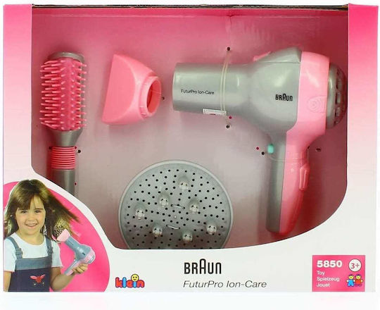 Klein Braun Hair Dryer with Diffuser and Brush Игра за фризьорство