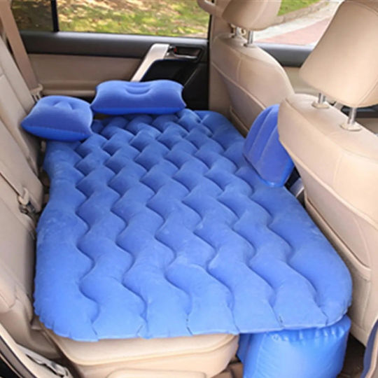 Carsun 026-5 Car Inflatable Mattress Inflatable Travel Mattress for the Back Seat of the Car in Blue Color