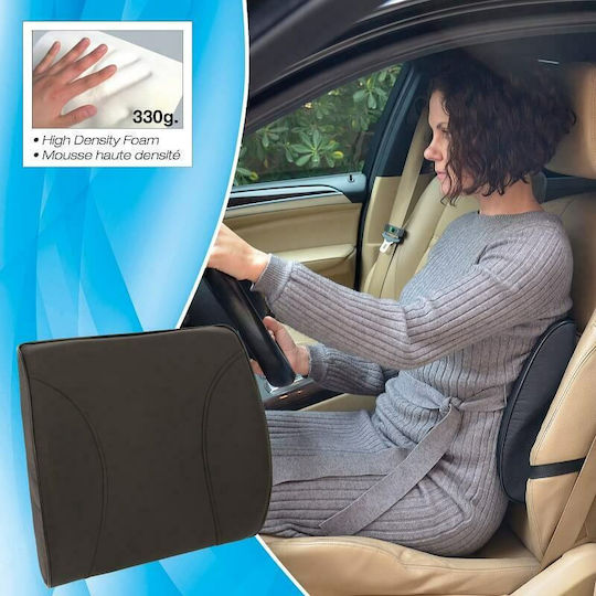Sumex Pernă Auto Pernă lombară anatomică / ortopedică cu memorie din spumă RK19020 36,5 x 32,5 cm negru în Culoare Negru 0025011