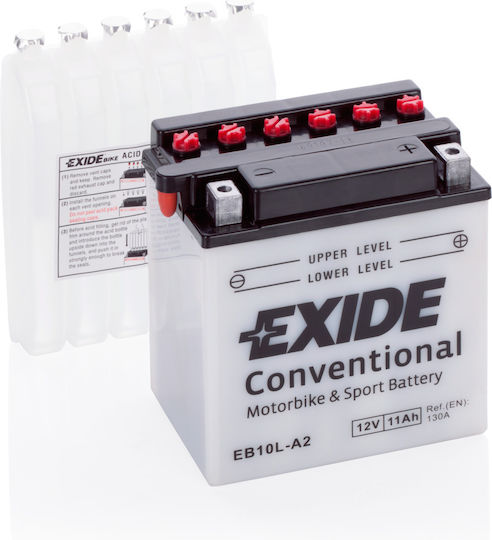 Exide Μπαταρία Μοτοσυκλέτας με Χωρητικότητα 11Ah