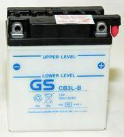 GS Open Type Motorcycle Battery CB3L-B with Capacity 3Ah