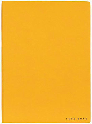 Hugo Boss Essential Storyline Notebook A5 Ruled Yellow HNH121SL