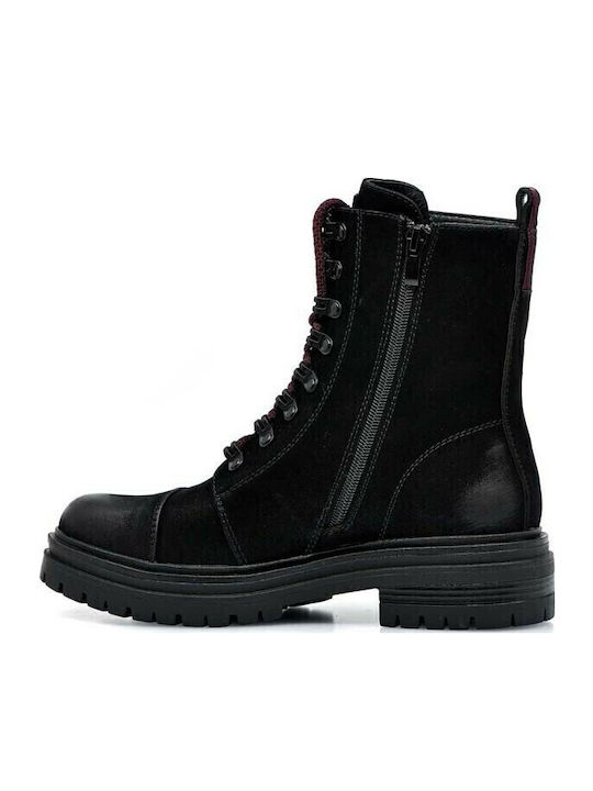 Courtney Combact Wildleder Stiefeletten Damen Schwarz