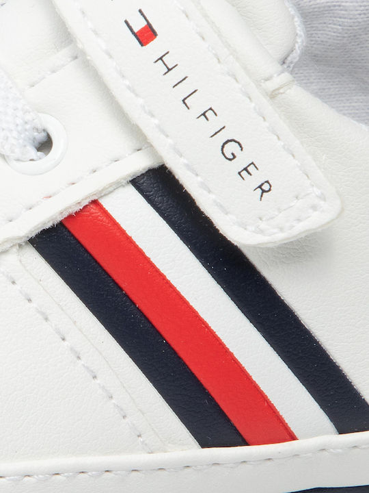 Tommy Hilfiger Βρεφικά Sneakers Αγκαλιάς Λευκά