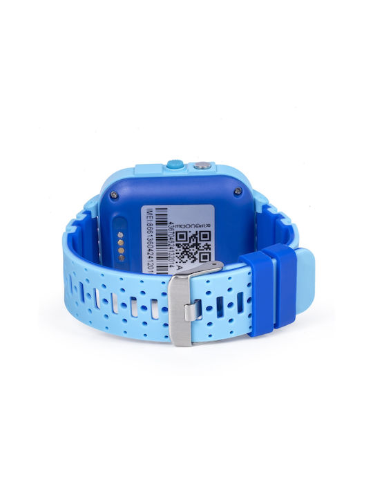 Wonlex Kinder Digitaluhr mit GPS und Kautschuk/Plastik Armband Blau