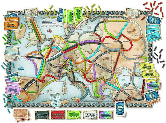 Board Game Days Of Wonder Ticket To Ride: Ευρώπη for 2-5 Players 8+ Years Old Kaissa
