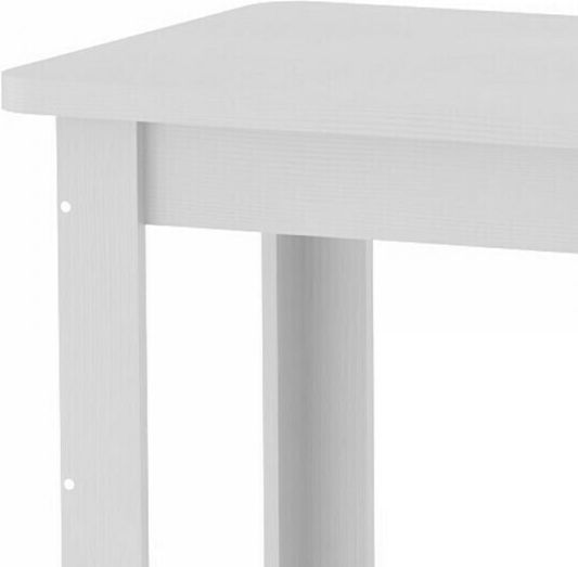 Celeste Masă Bucătărie Alb 100x60x73.5buc