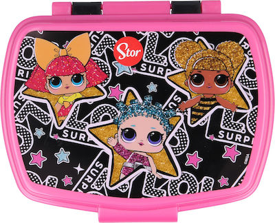 L.O.L. Surprise! Surprise Rock On Kids Lunch Plastic Box Pink L17xW14xH5.6cm