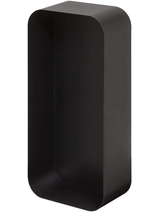 Sealskin Brix Επιτοίχια Ραφιέρα Μπάνιου Μεταλλική 50x12x24cm Μαύρη