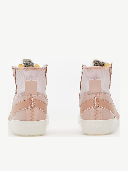 Blazer Mid '77 Jumbo Boots Pink Oxford / Rose Whisper / Sail / Team Orange