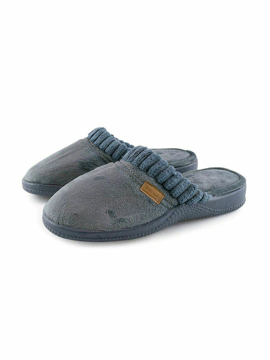 Love4shoes D37 Winter Damen Hausschuhe in Gray Farbe 1222-0612-000005