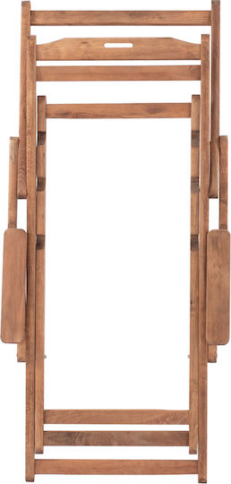 HomeMarkt Lemnos Skeleton for Director's Chair Wooden 62.5x97x105cm Brown
