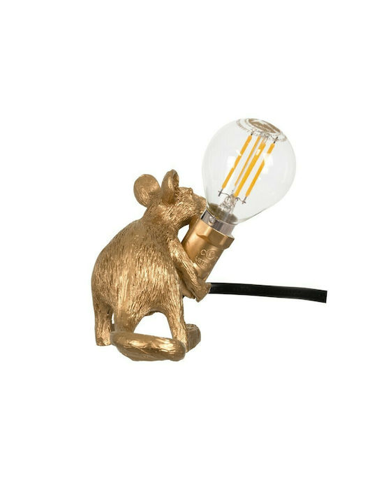 GloboStar Διακοσμητικό Φωτιστικό Mouse E12 Φιγούρα 13x4x7εκ.