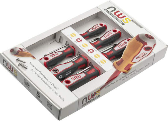NWS Set 7 Screwdrivers with 7 Interchangeable Bits